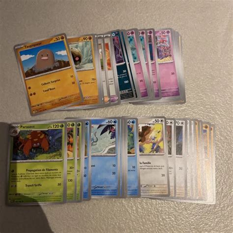 LOT DE 53 Cartes Pokemon 151 Ev3 5 Communes Et Unco Neuves Fr Sans