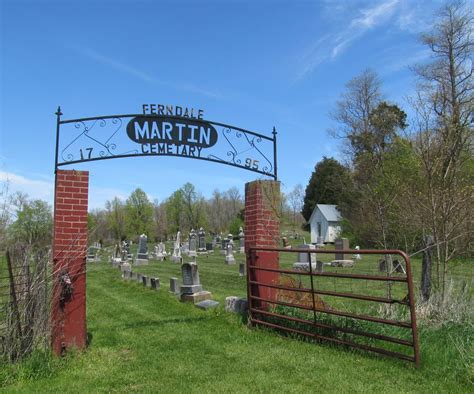 Martin Cemetery em Ferndale Indiana Cemitério Find a Grave