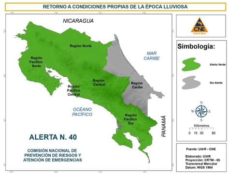 Cne Declara Alerta Verde En La Vertiente Pac Fica Regi N Central Y