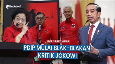 PDIP Mulai Blak Blakan Kritik Jokowi Menyesal Pernah Dukung Gibran