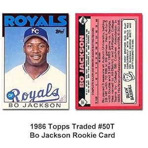 Amazon Topps Traded T Bo Jackson Rc Rookie Card