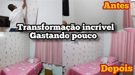 Papel De Parede No Quarto TransformaÇÃo IncrÍvel No Quarto Antes E