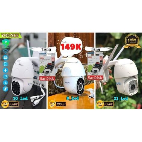 Camera IP YooSee Xoay 360 độ PTZ Cao cấp Full HD HTA Công Nghệ