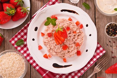 Erdbeer Risotto Mit Schalotte Und Parmesan