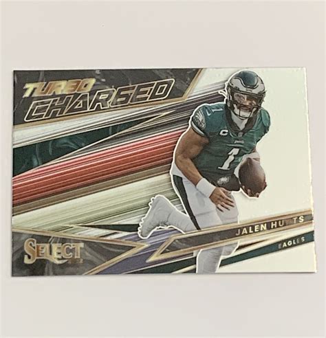 Panini Select Jalen Hurts Turbo Charged Tur Philadelphia Eagles