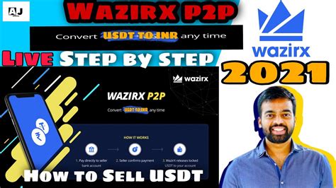 WAZIRX P2P Sell Se USDT Sell Karey How To Sell USDT With INR How To