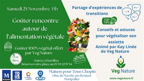 Gouter Rencontre Autour De Lalimentation V G Tale Veg Nature