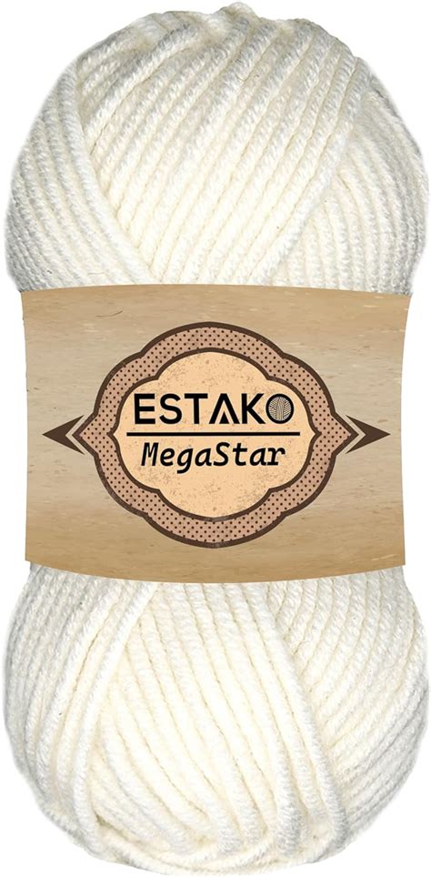 Amazon Estako Megastar Acrylic Wool Yarn Soft Chunky