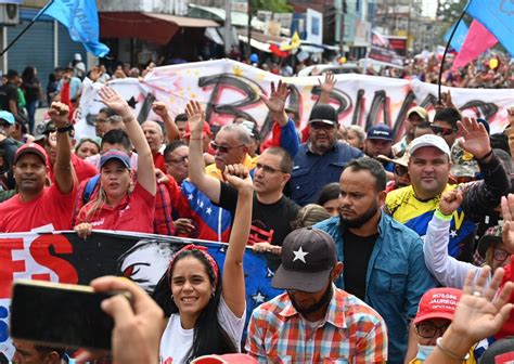 Pueblo De Barinas Toma Las Calles En Contra Del Bloqueo Criminal