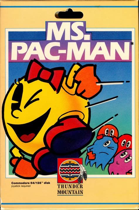 Ms Pac Man Commodore Box Cover Art Mobygames