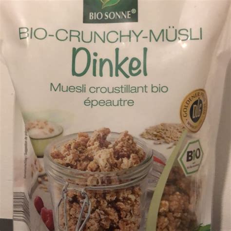 BIO SONNE Bio Crunchy Müsli Dinkel Review abillion