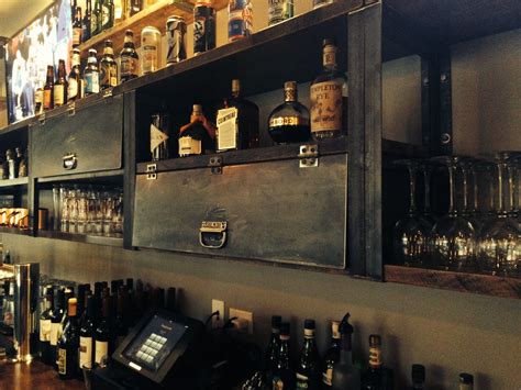 Custom Back Bar By Pollard Brothers At Commonwealth Chicago