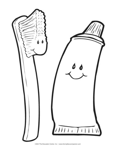 A Cartoon Toothbrush With A Smiley Face Next To It