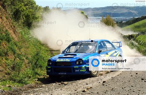 Tommi Makinen Fin Subaru Impreza Wrc On Stage Fia World Rally