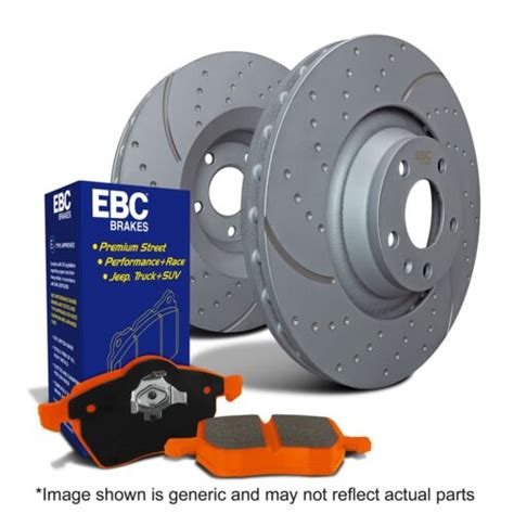 EBC Pour Kits S8 Coussinets Orangestuff Et Rotors GD S8KR1099