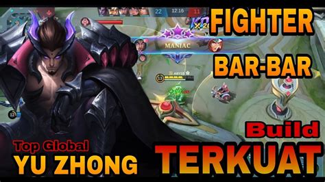 Gameplay Yu Zhong Top Global Hero Yu Zhong Mobile Legend Build Yu