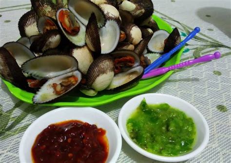 Resep Kerang Rebus Dengan Sambal Rawit Segar Oleh Pratiwi Nawly Cookpad