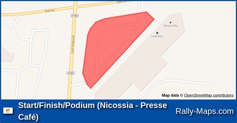 Start Finish Podium Nicossia Presse Caf Stage Map Nicosia Rally