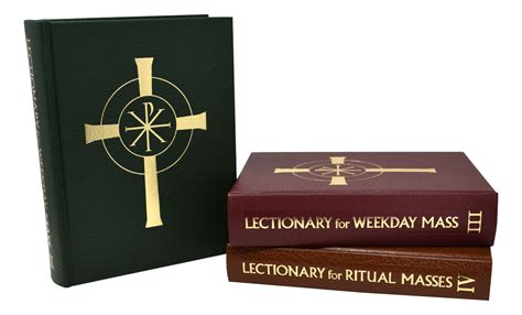 Catholic Book Publishing Lectionary Weekday Mass Set Of 3 Chapel