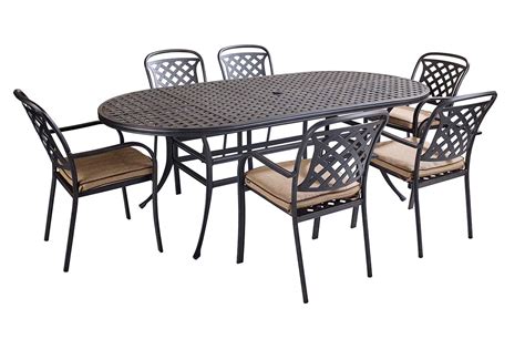 Berkeley Seat Oval Dining Set Berkeley Cast Aluminium Garden