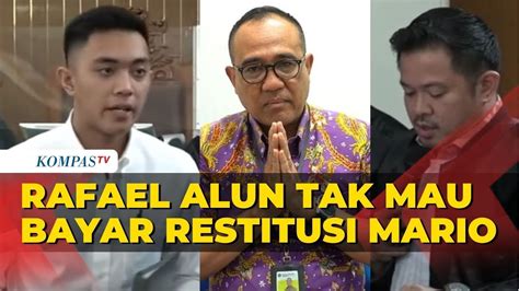 Rafael Alun Tak Mau Tanggung Restitusi Mario Dandy Pada David Ozora