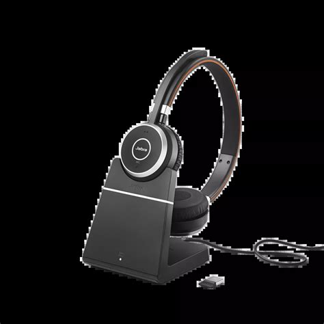 Jabra Wireless Evolve 65 Se Uc Stereo Bluetooth Headset With Charging Stand And Link 380a Bt