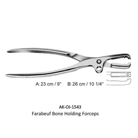 Farabeuf Bone Holding Forceps Akhyar Surgical