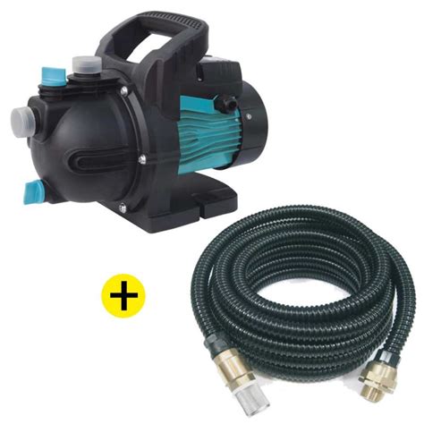 Pompe de surface 800W Kit d aspiration 7m Ø25mm crépine laiton