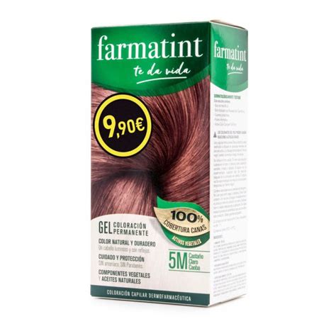 Farmatint Gel M Casta O Claro Caoba Ml Tinte Para El Pelo Natural