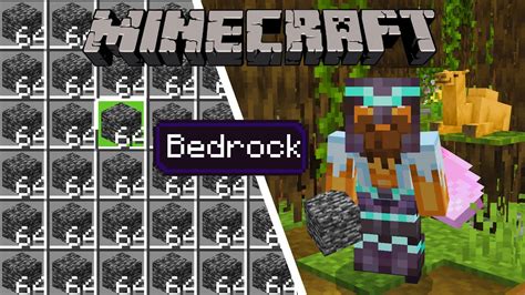 How To Get Bedrock In Survival Minecraft New Bedrock Farm