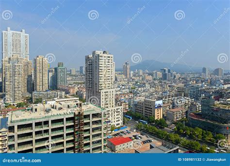 City of Nanjing and Purple Mountain, China Stock Photo - Image of ...