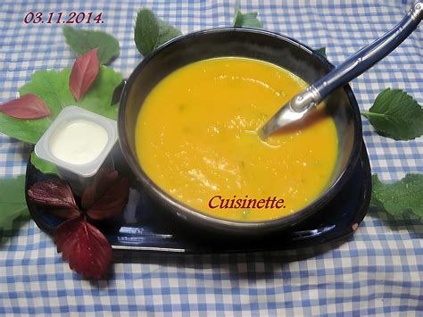 Recette De Soupe La Citrouille Et Carottes Par Cuisinette