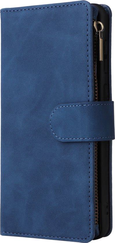 Bookcover Wallet Etui Geschikt Voor Samsung Galaxy A G Blauw Bol