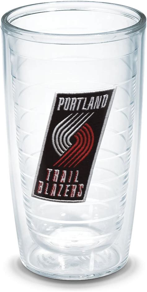 Tervis Nba Portl Trail Blazers Tumbler Emblem 16 Oz Clear Tumblers Tumblers