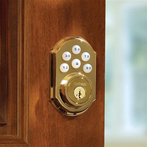 Kwikset Signature Series Smartcode 910 Lifetime Polished Brass Single Cylinder Smartkey