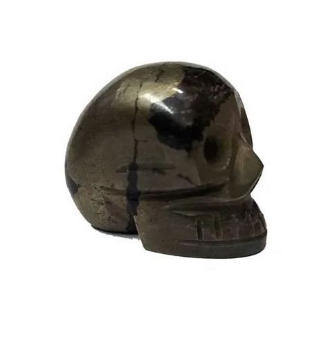 Golden Pyrite Crystal Skull at Rs 300/piece | Crystal Healing Products ...