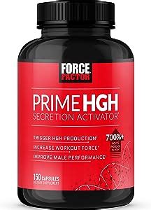 Force Factor Prime HGH Secretion Activator Supplement For Men With L