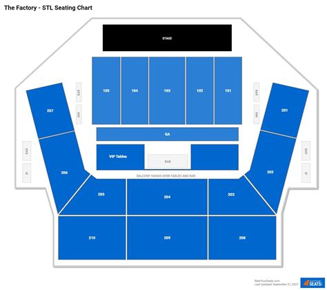 The Factory Stl Seating Chart Rateyourseats