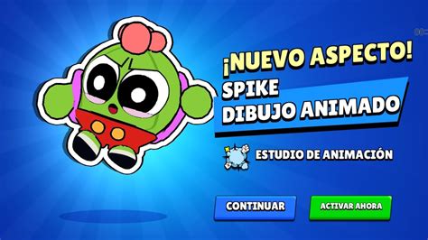 Consigo Y Pruebo A Spike Dibujo Animado En Brawl Stars YouTube