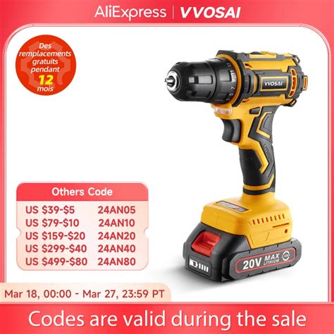 Wosai V Brushless Drill N M Electric Screwdriver Lithium Ion