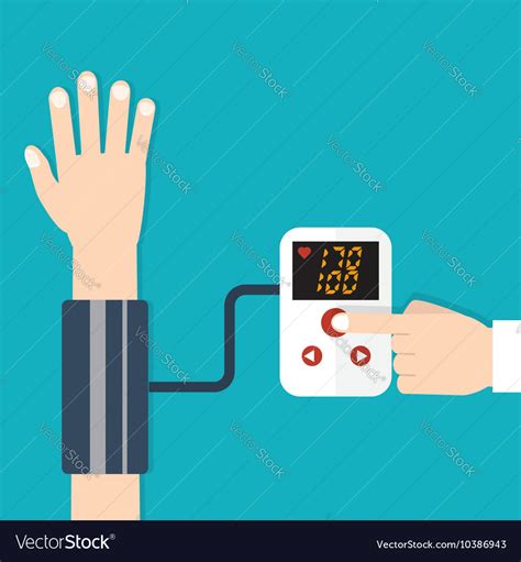 High Blood Pressure Concept Royalty Free Vector Image