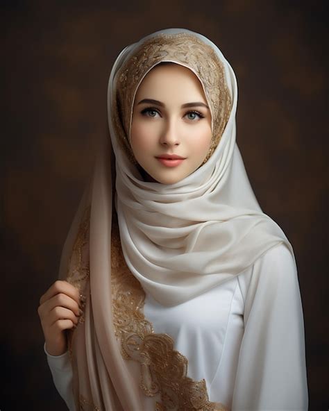 Premium Photo Beautiful Islamic Girl Cute Bahagian Young Woman