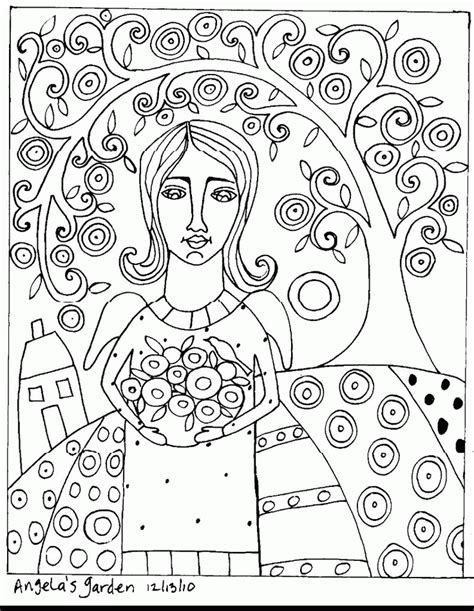 Polish Folk Art Coloring Pages