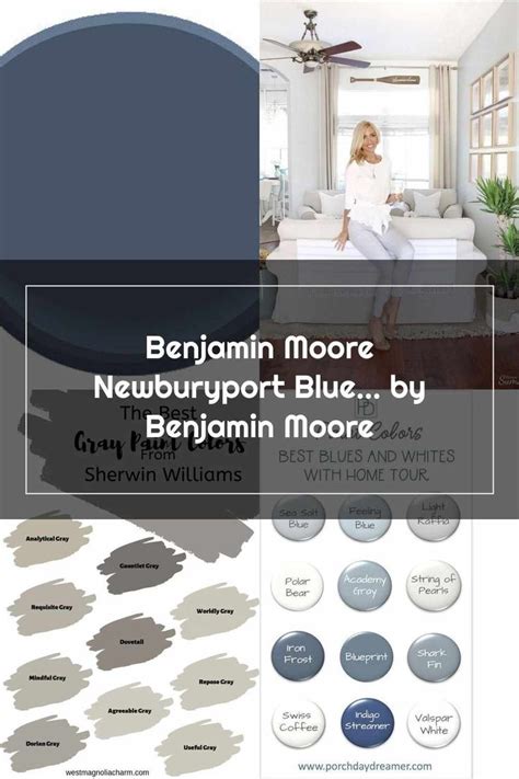 Interior Paint Colors Benjamin Moore Newburyport Blue By Benjamin