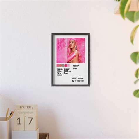 Hot Pink Doja Cat Framed Poster Etsy