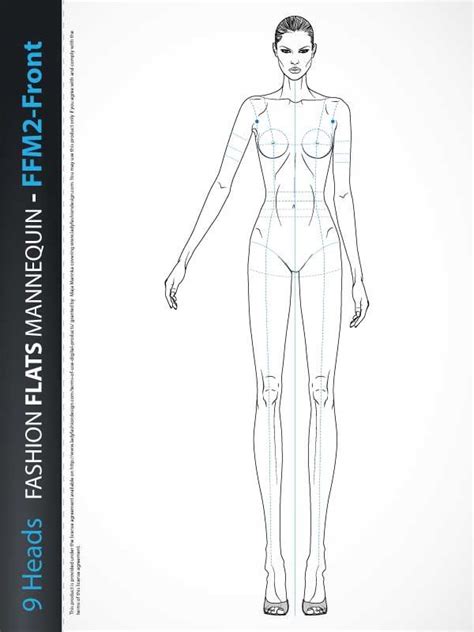 a woman's body is shown in blueprint