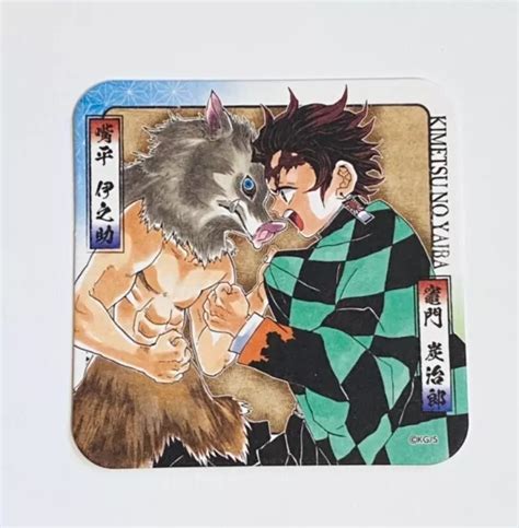 TANJIRO KAMADO Inosuke Hashibira Coaster Charm Demon Slayer Kimetsu