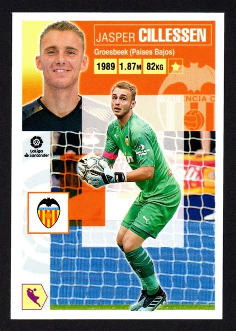 Cillessen 2 Valencia Cf Cromo La Liga Santander 2020 21 Este Panini