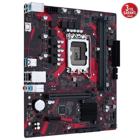 Asus Ex H M V D Intel H Soket Ddr Mhz Matx Anakart