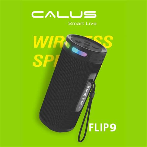 Calus Flip 9 Wireless Bluetooth Speakerradio Smart Nova